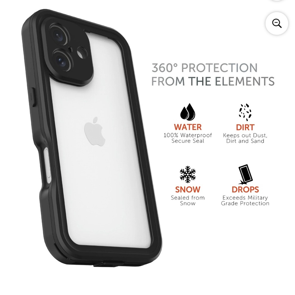 Apple iPhone16 Body Glove Protective Case 100% Waterproof. New
